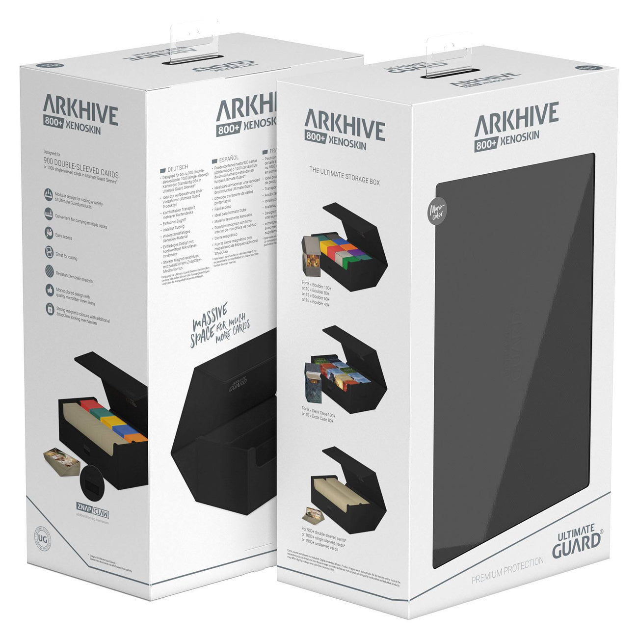 Imagen del producto Ultimate Guard Arkhive 800+ XenoSkin Monocolor Negro