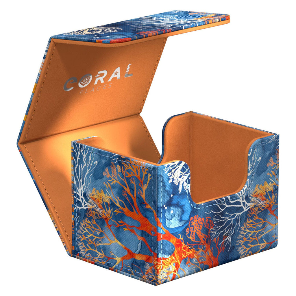 Imagen del producto Ultimate Guard Sidewinder 100+ Xenoskin 2025 Exclusive "Coral Places" - Arrecife Ígneo
