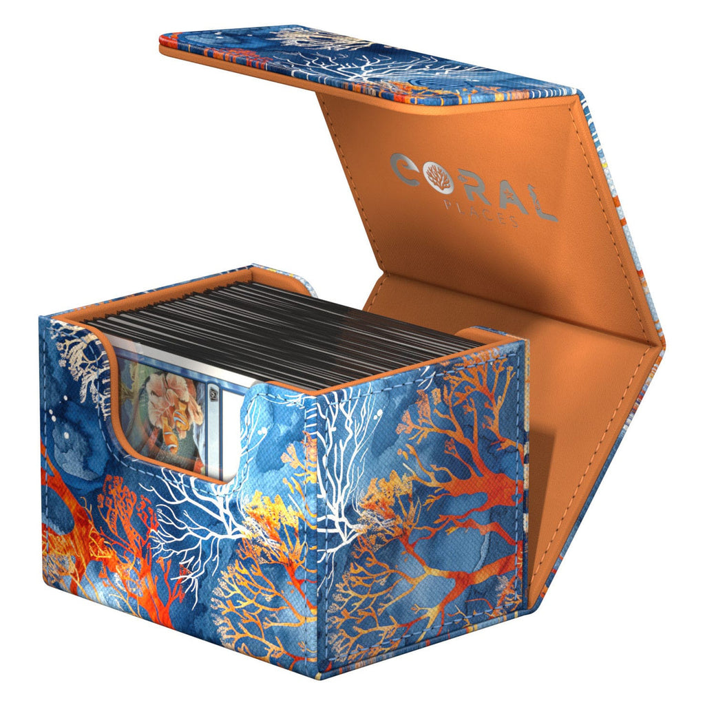 Imagen del producto Ultimate Guard Sidewinder 100+ Xenoskin 2025 Exclusive "Coral Places" - Arrecife Ígneo