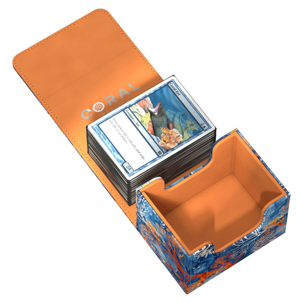 Imagen del producto Ultimate Guard Sidewinder 100+ Xenoskin 2025 Exclusive "Coral Places" - Arrecife Ígneo