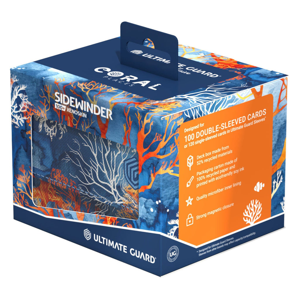 Imagen del producto Ultimate Guard Sidewinder 100+ Xenoskin 2025 Exclusive "Coral Places" - Arrecife Ígneo
