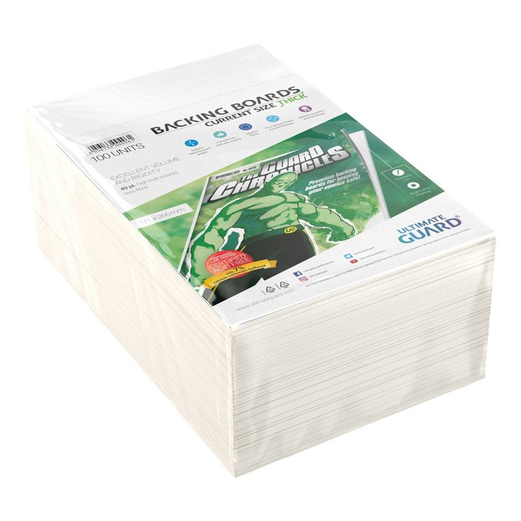 Imagen del producto Ultimate Guard Comic Backing Boards (100) - Current Size Grueso