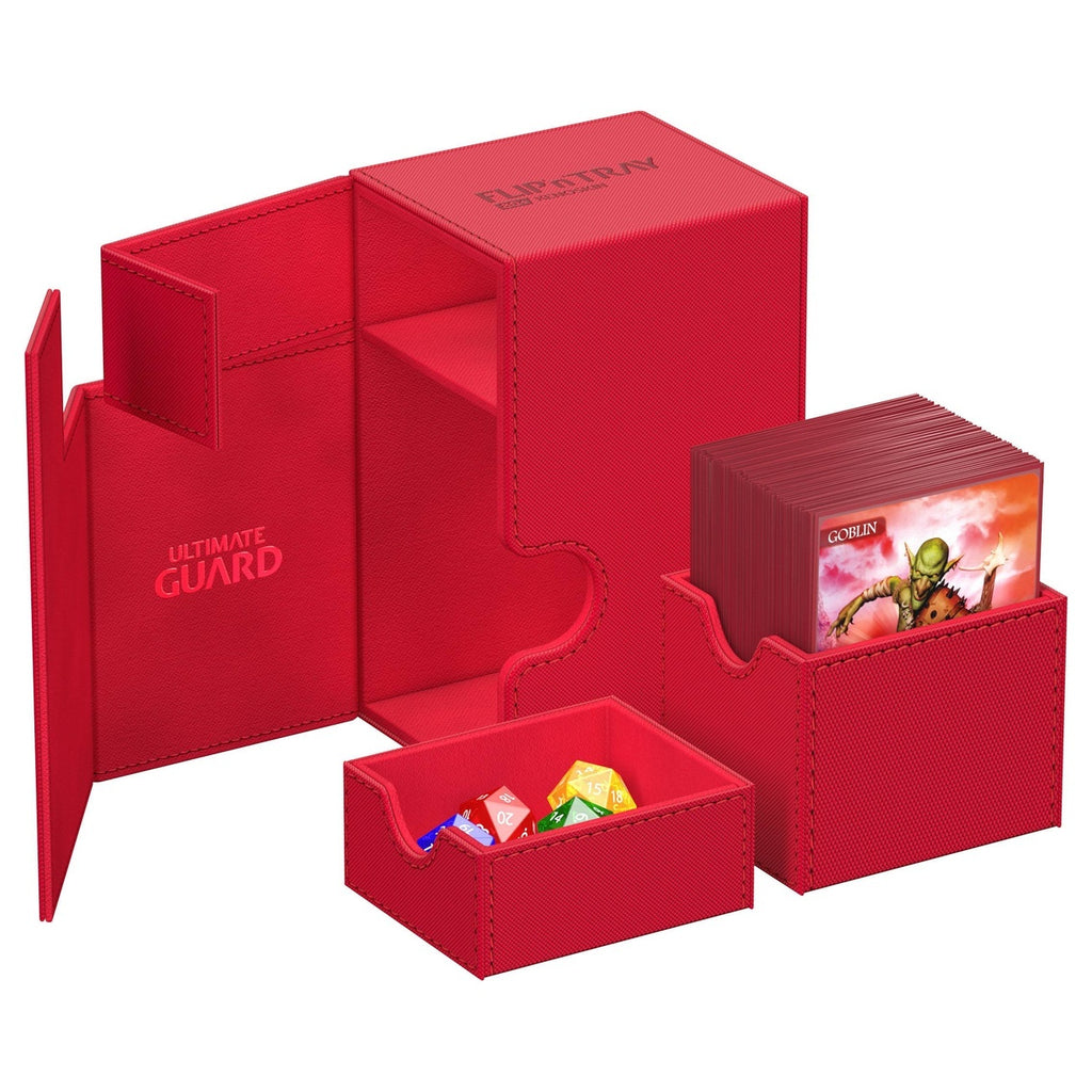 Imagen del producto Ultimate Guard Flip'n'Tray 80+ Xenoskin - Rojo