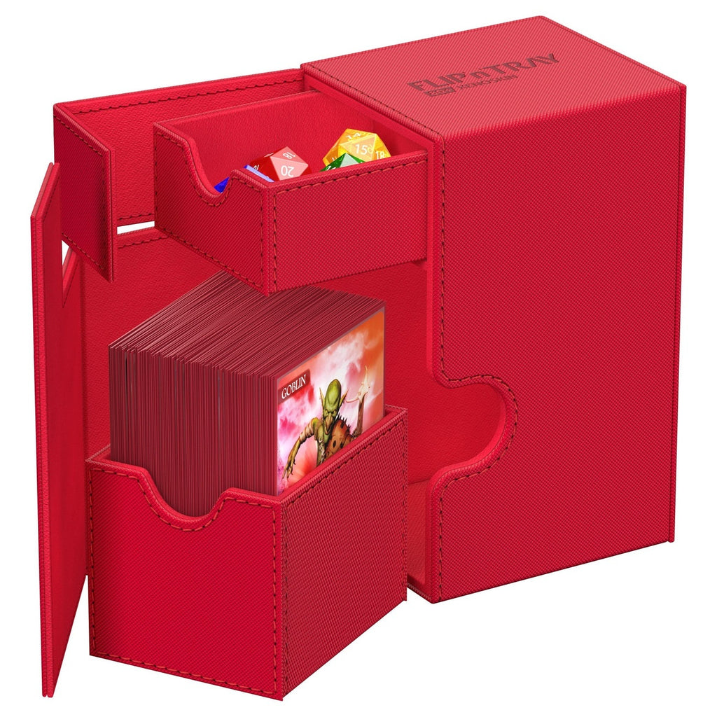 Imagen del producto Ultimate Guard Flip'n'Tray 80+ Xenoskin - Rojo