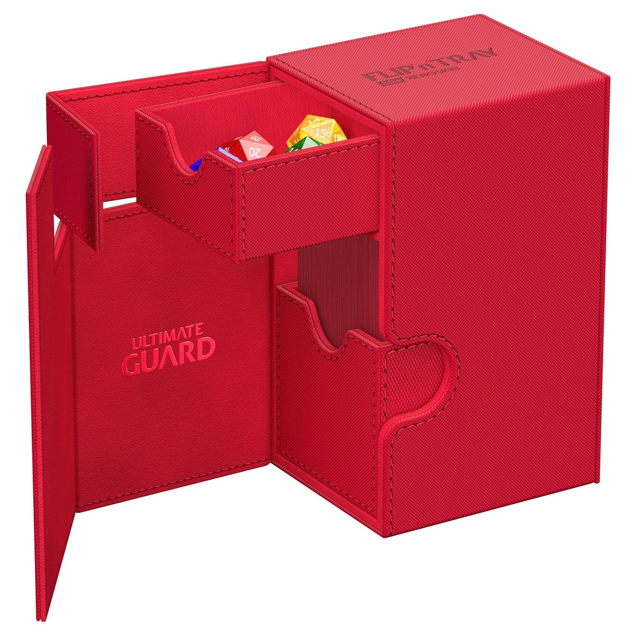 Imagen del producto Ultimate Guard Flip'n'Tray 80+ Xenoskin - Rojo