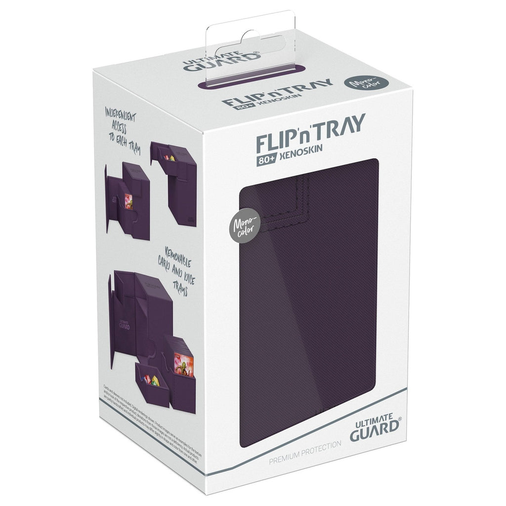 Imagen del producto Ultimate Guard Flip'n'Tray 80+ Xenoskin – Morado