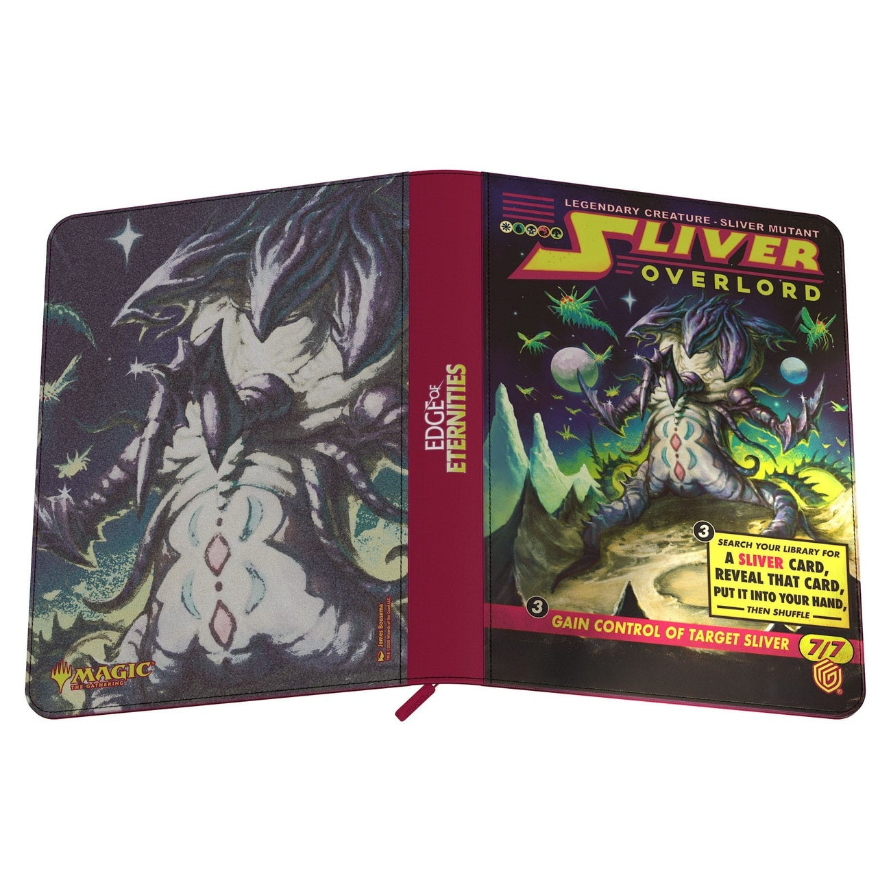 Imagen del producto Ultimate Guard Zipfolio 360 Xenoskin Magic: The Gathering "Edge of Eternities" - Sliver Overlord