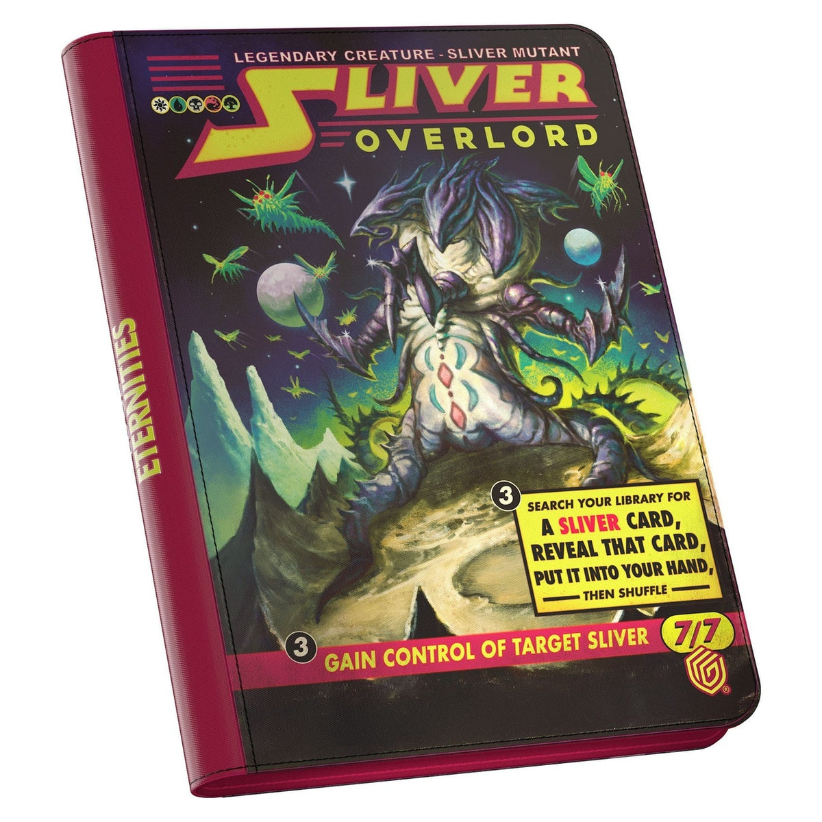 Imagen del producto Ultimate Guard Zipfolio 360 Xenoskin Magic: The Gathering "Edge of Eternities" - Sliver Overlord