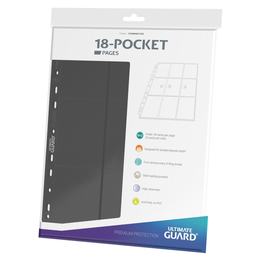 Product image Ultimate Guard 18-Pocket Pages Side-Loading (10) - Grey