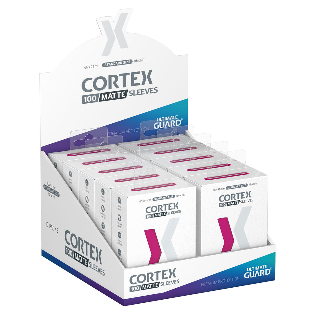 Imagen del producto Ultimate Guard Cortex Sleeves Mate Tamaño Estándar (100) - Rosa
