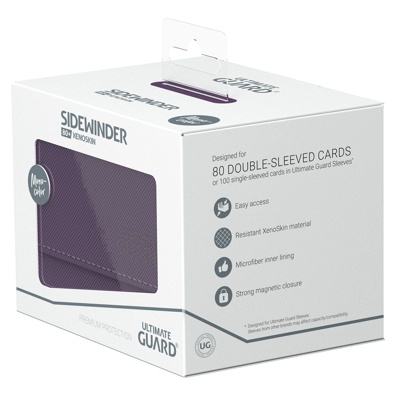 Imagen del producto Ultimate Guard Sidewinder 80+ Xenoskin – Morado