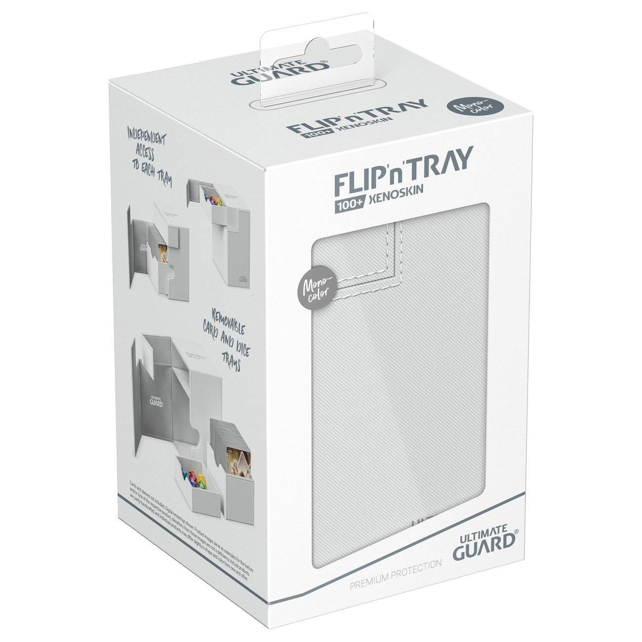 Imagen del producto Ultimate Guard Flip'n'Tray 100+ Xenoskin - Blanco