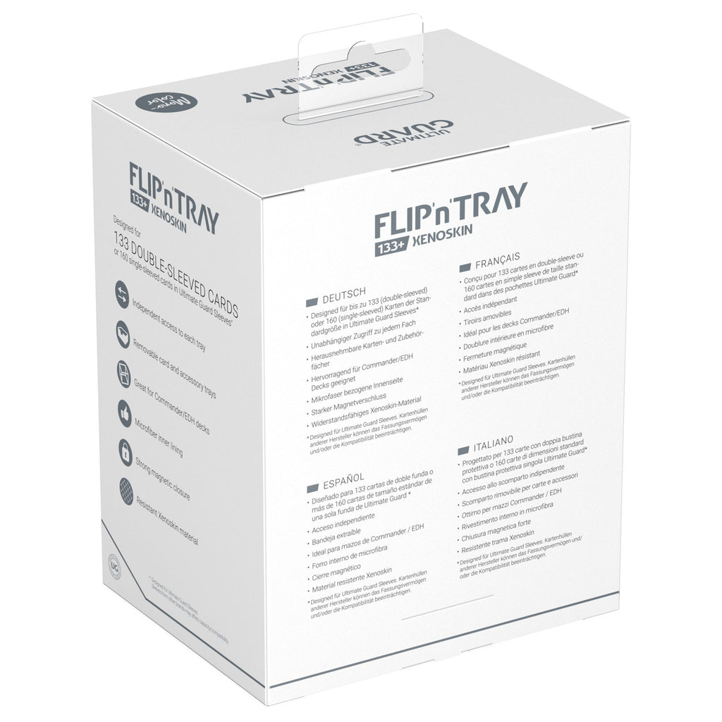 Imagen del producto Ultimate Guard Flip'n'Tray 133+ Xenoskin – Blanco