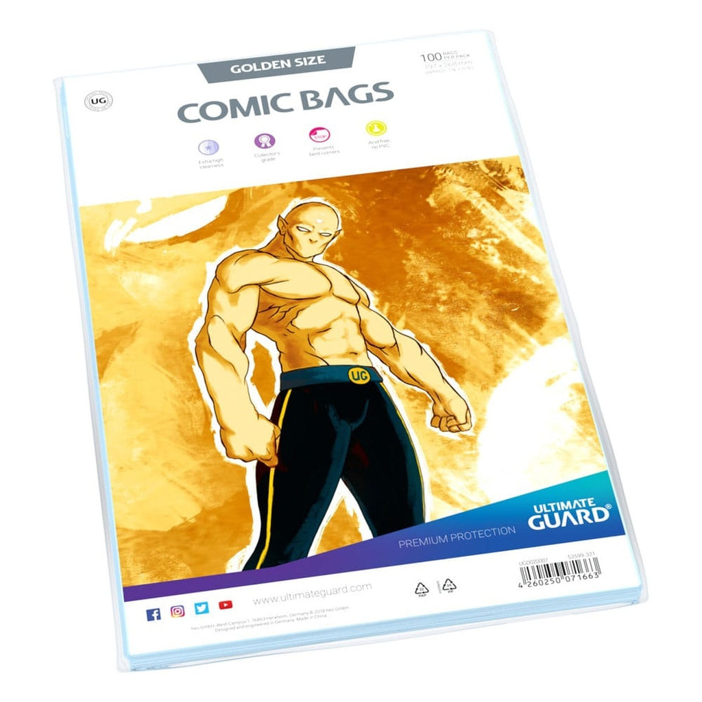 Imagen del producto Ultimate Guard Comic Bags Standard (100) - Golden Size