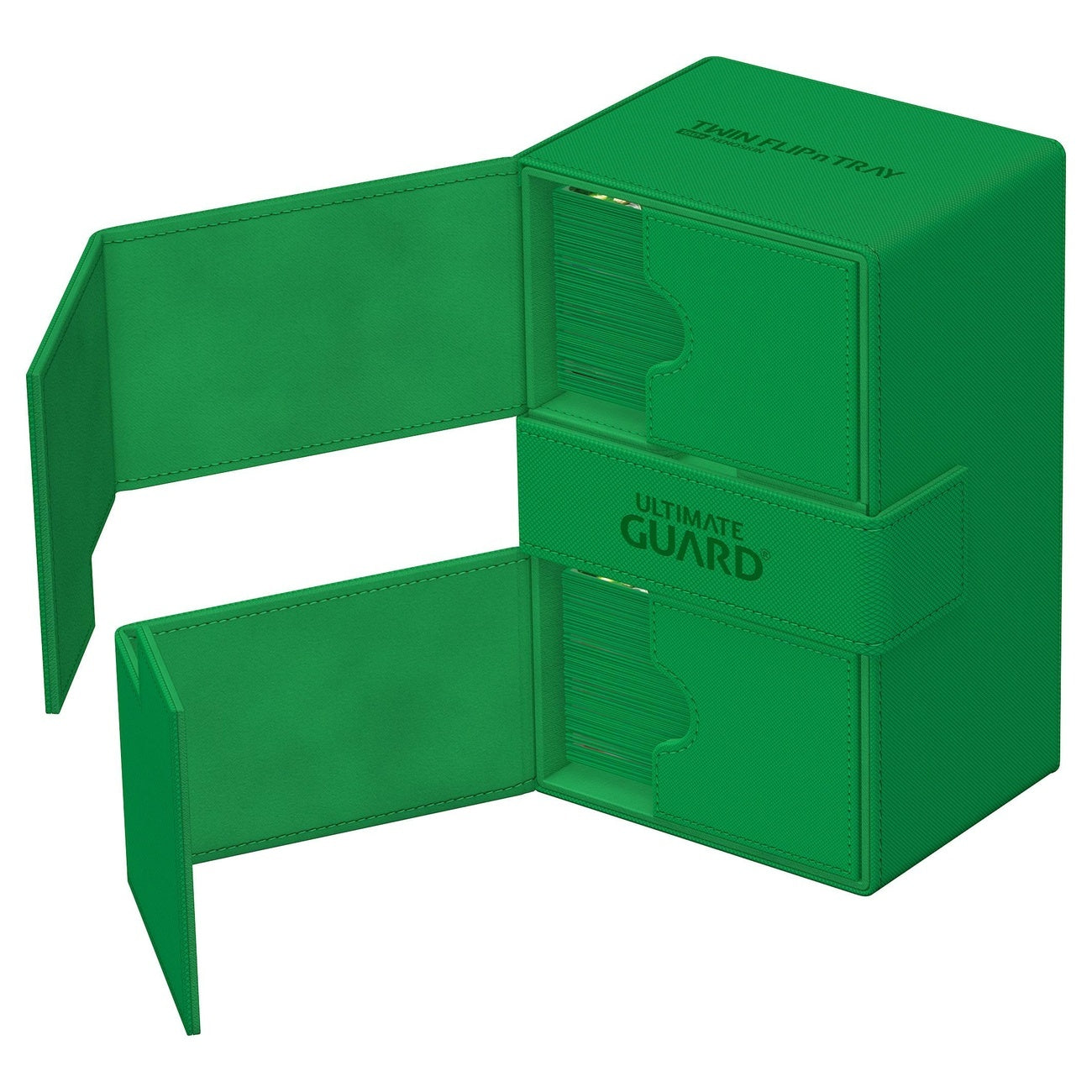 Product image Ultimate Guard Twin Flip'n'Tray 160+ Xenoskin – green