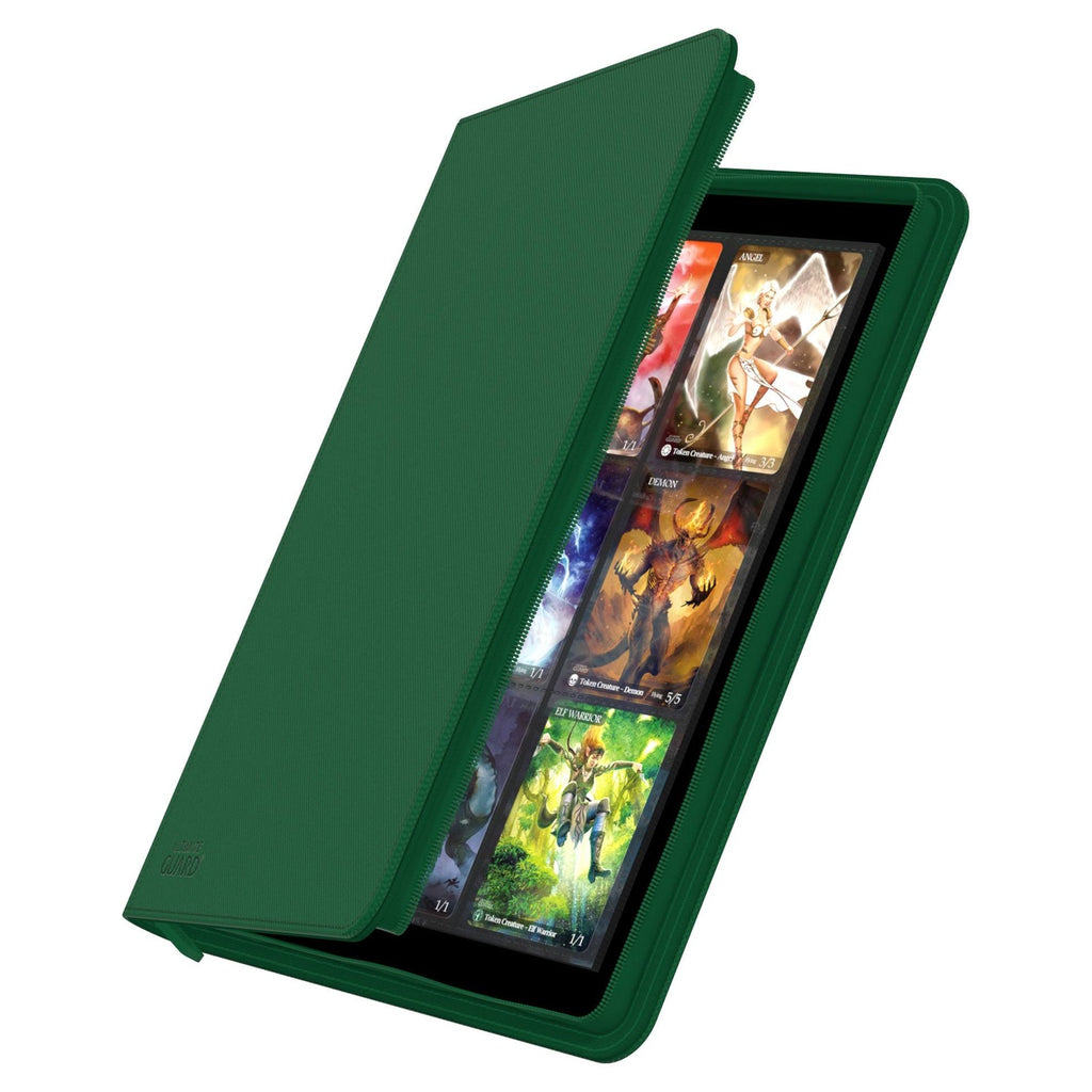 Imagen del producto Ultimate Guard Zipfolio 360 Xenoskin de 18 bolsillos – Verde