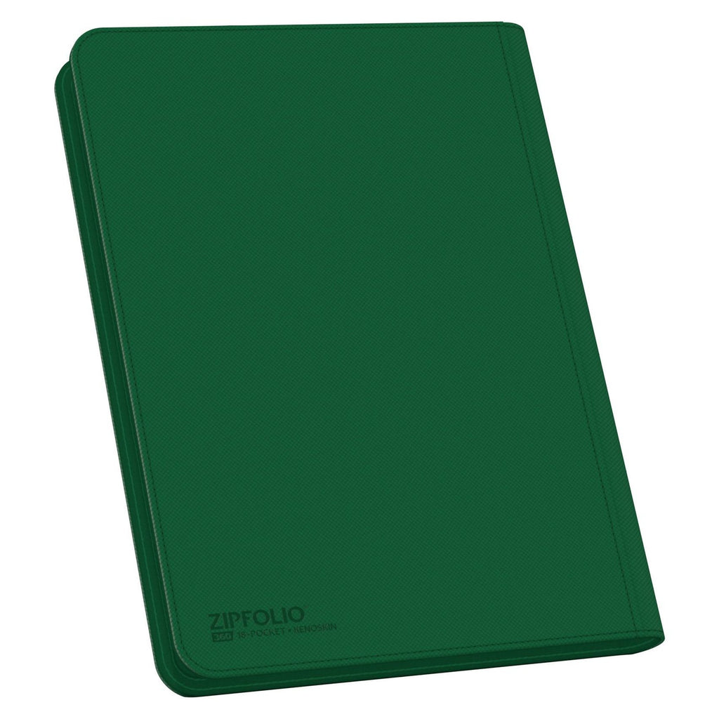 Imagen del producto Ultimate Guard Zipfolio 360 Xenoskin de 18 bolsillos – Verde