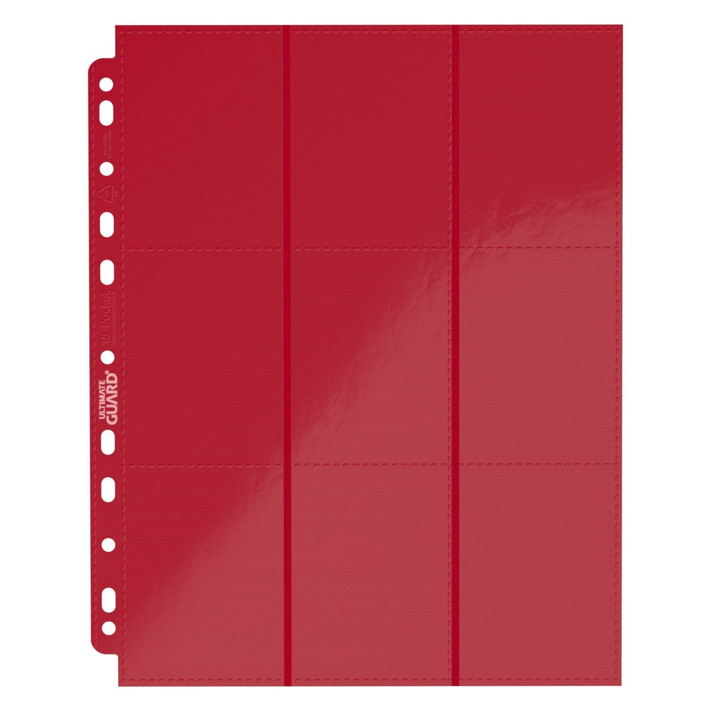 Product image Ultimate Guard 18-Pocket Pages Side-Loading (10) - Red