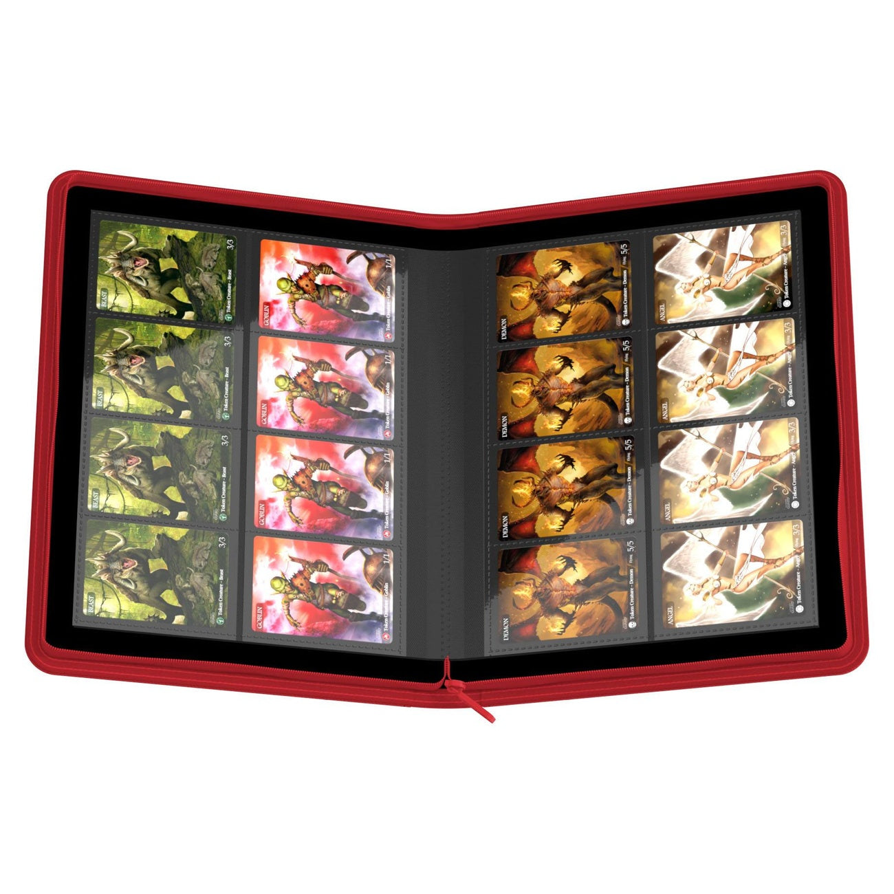Imagen del producto Ultimate Guard Zipfolio 320 16 Bolsillos Xenoskin - Rojo