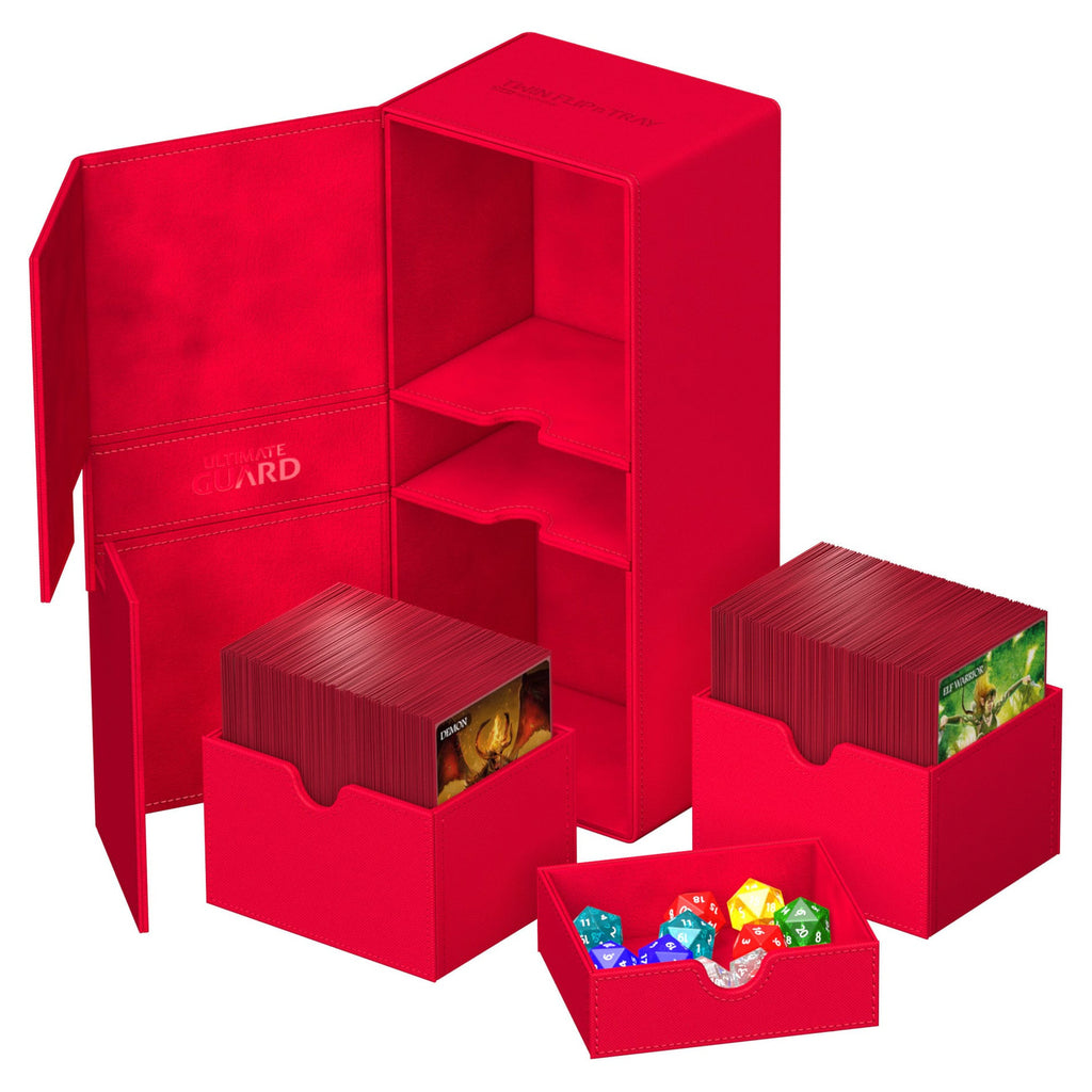 Product image Ultimate Guard Twin Flip'n'Tray 266+ Xenoskin - Red