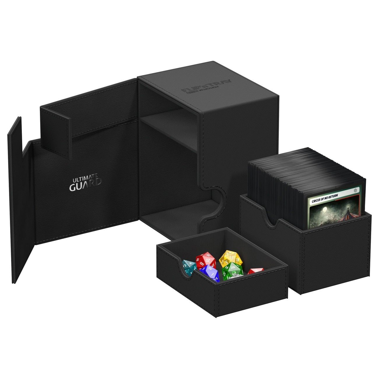Imagen del producto Ultimate Guard Flip'n'Tray 133+ Xenoskin – Negro