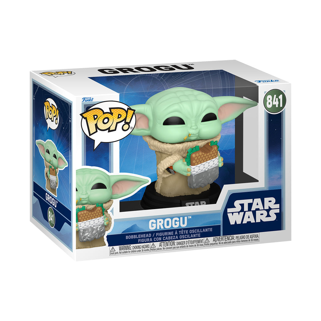 Imagen del producto Grogu con sándwich figura Funko Pop cabezón - Star Wars: The Mandalorian & Grogu