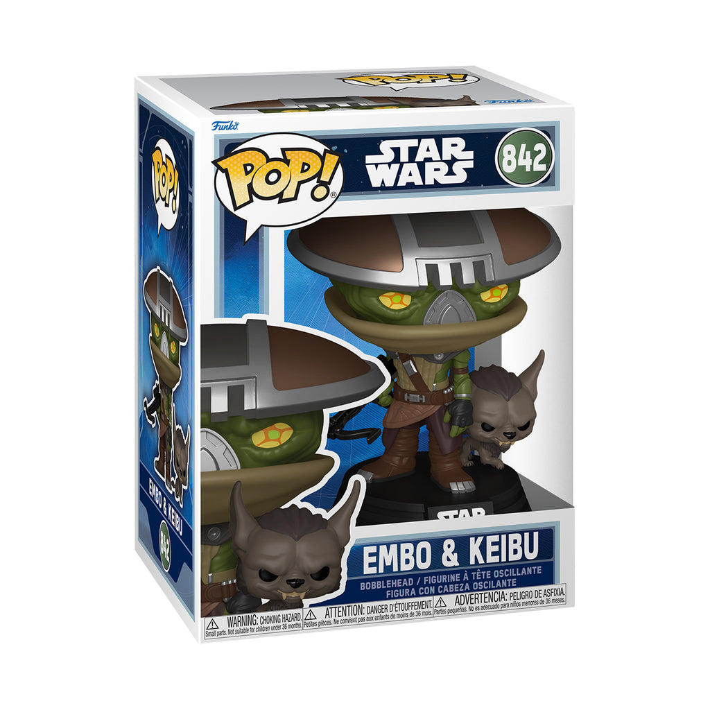 Imagen del producto Figura Funko Pop Buddy Embo y Keibu con cabeza oscilante - Star Wars