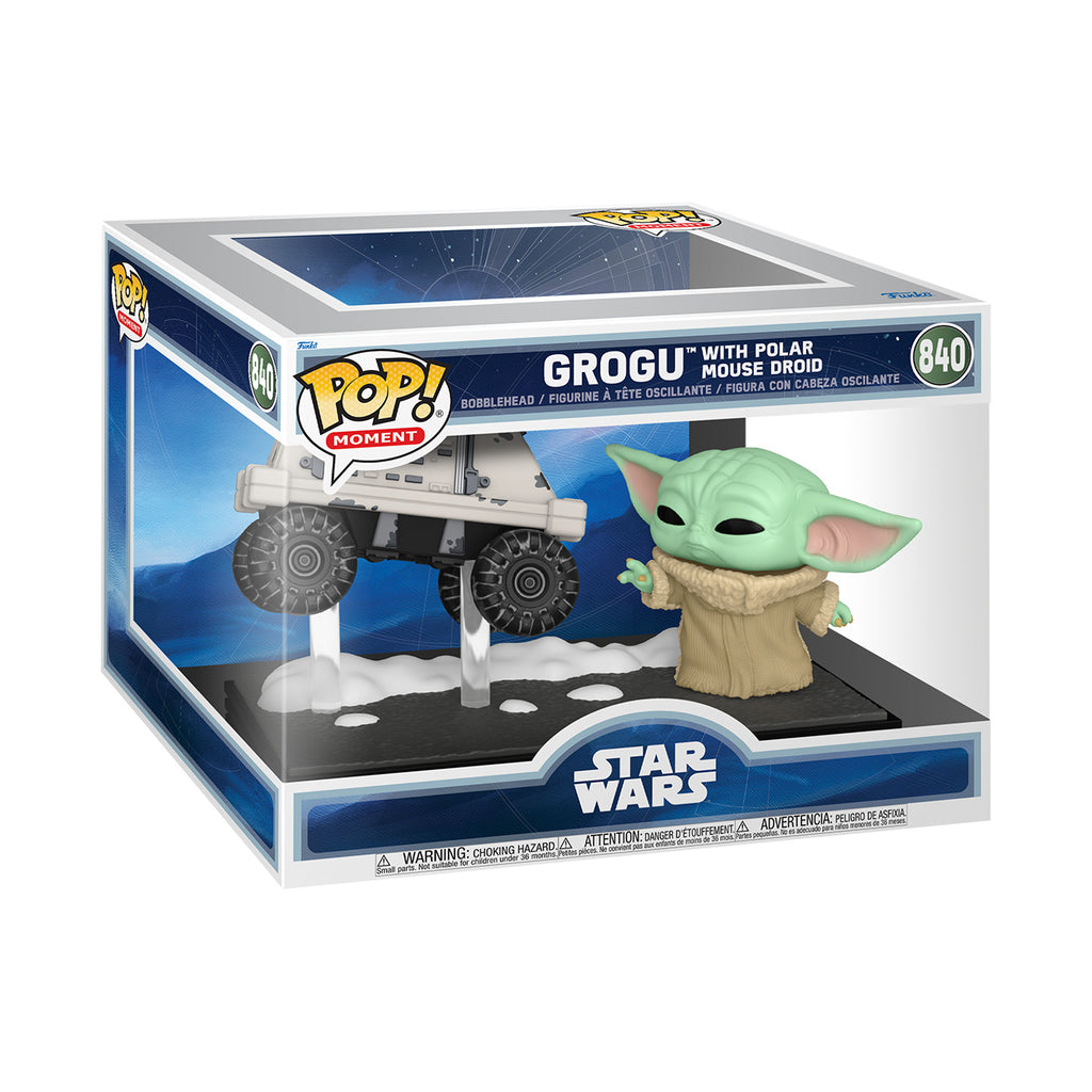 Imagen del producto Figura diorama Funko Pop! Grogu con Polar Mouse Droid - Star Wars
