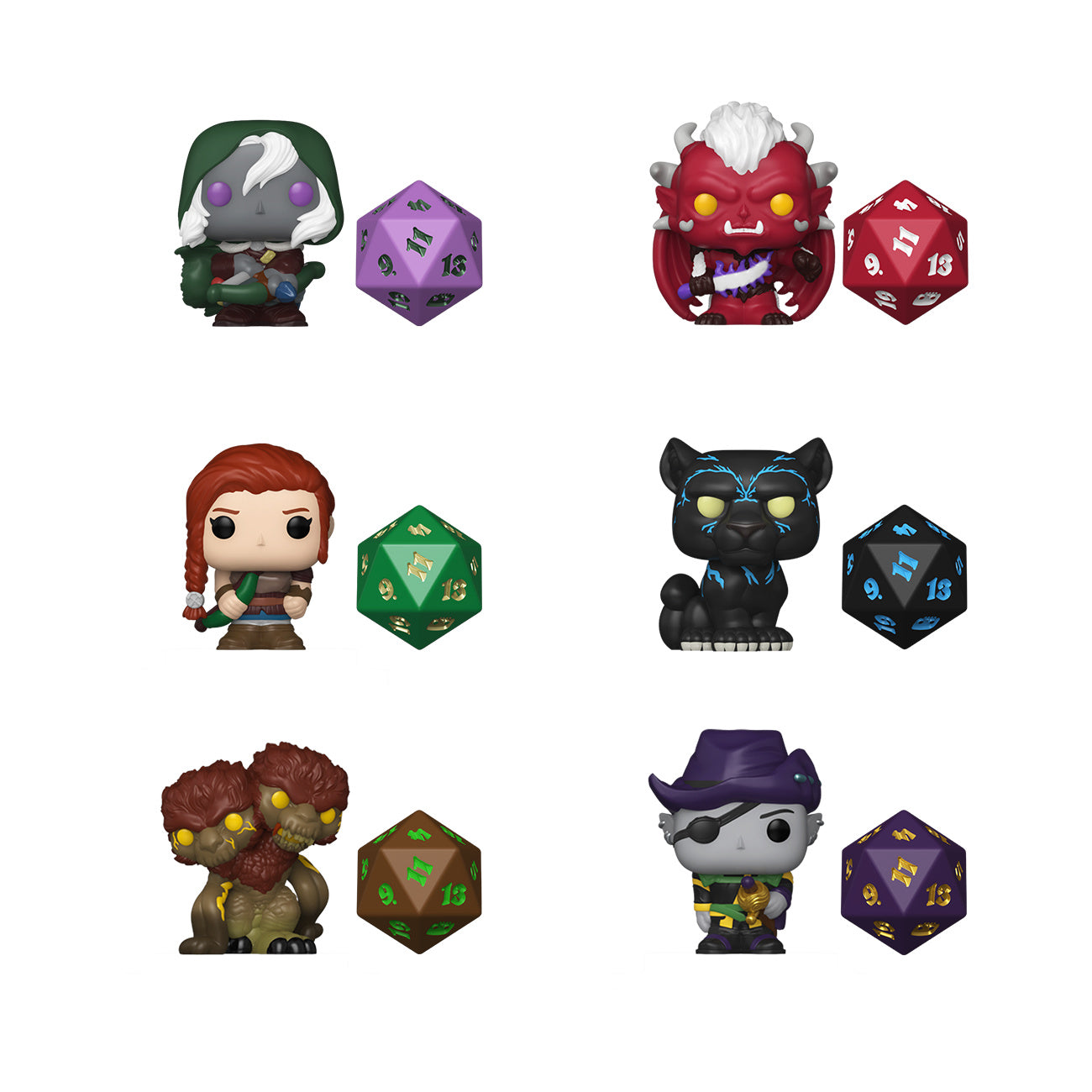 Imagen del producto Dungeons & Dragons - Expositor Mystery Bitty Pop figura Funko