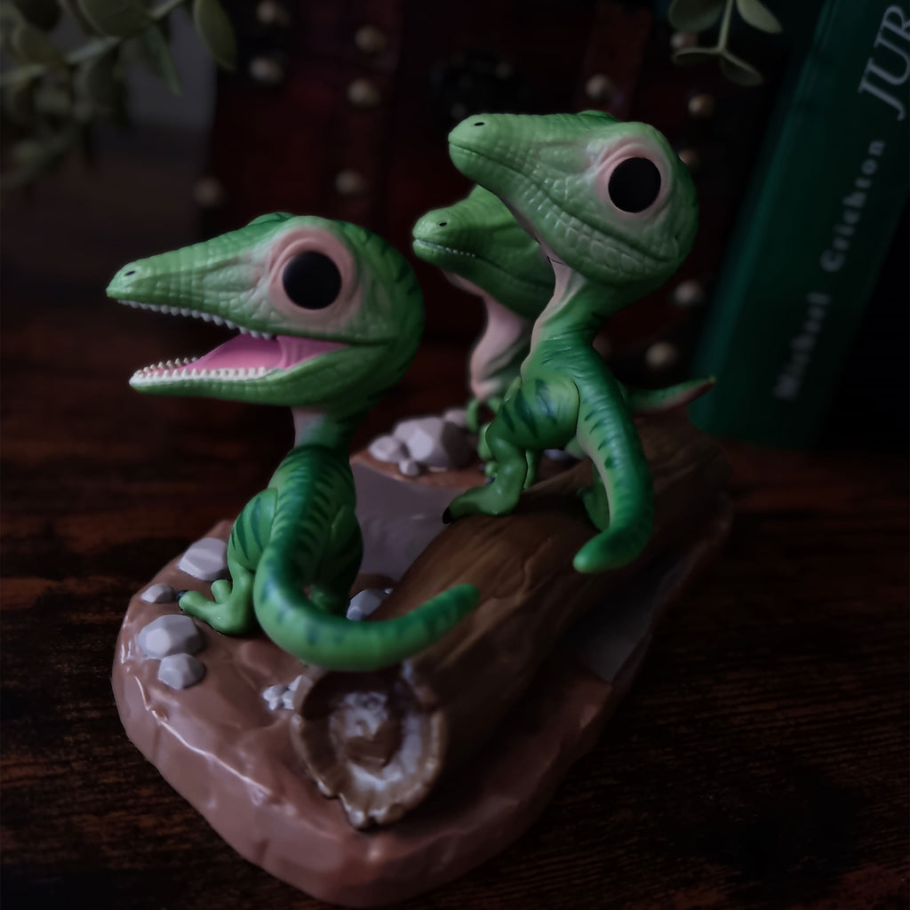 Imagen del producto Jurassic Park - Figura Diorama Funko Pop Compsognathus