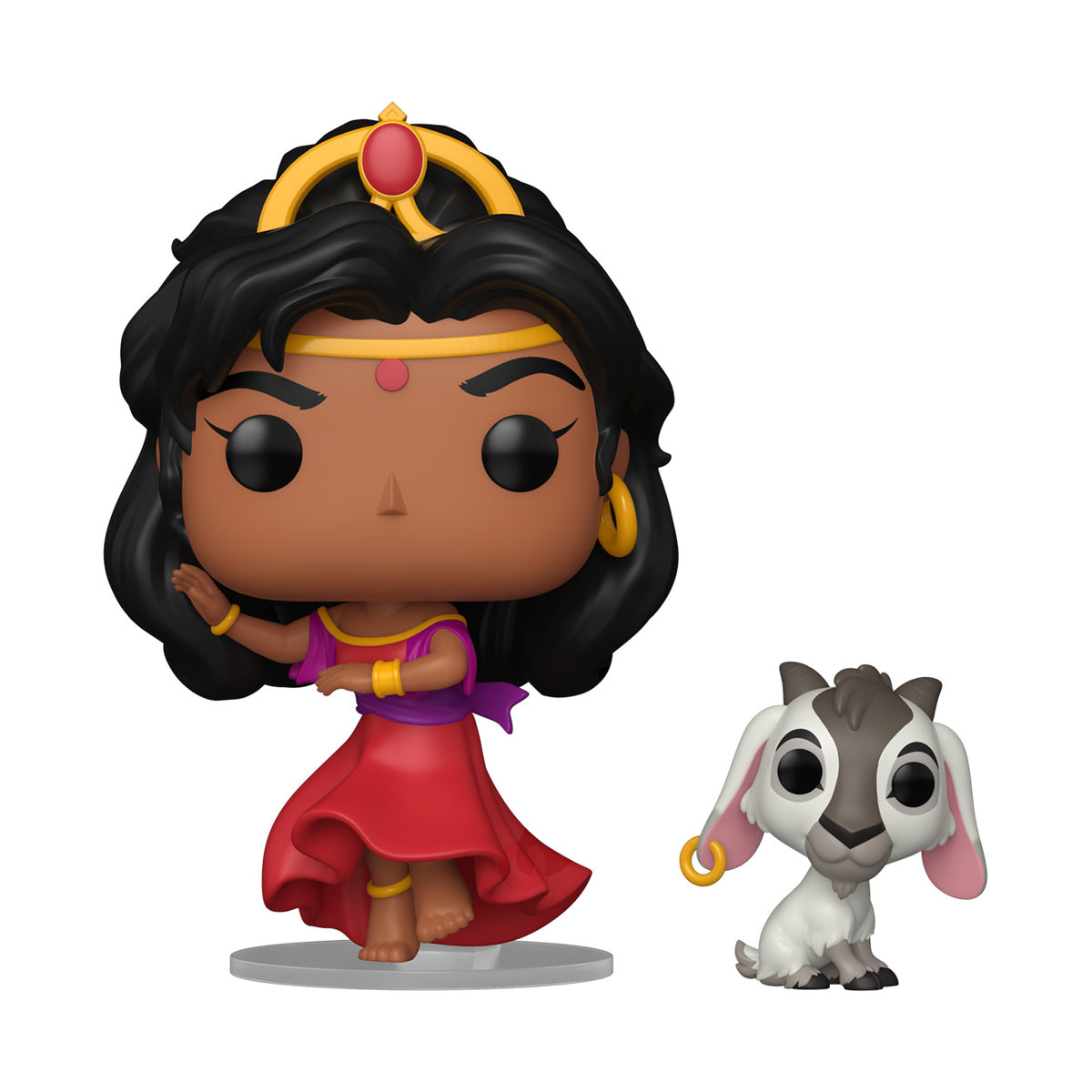 Imagen del producto El jorobado de Notre Dame – Esmeralda con Djali figura Funko Pop!
