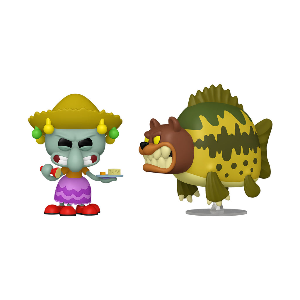 Imagen del producto Bob Esponja – Calamardo con oso marino figura Funko Pop diorama