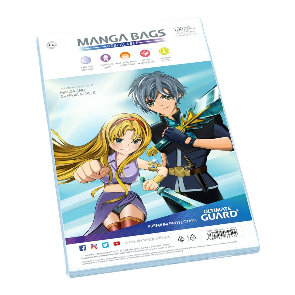Imagen del producto Ultimate Guard Bolsas para Manga Resealable (100)
