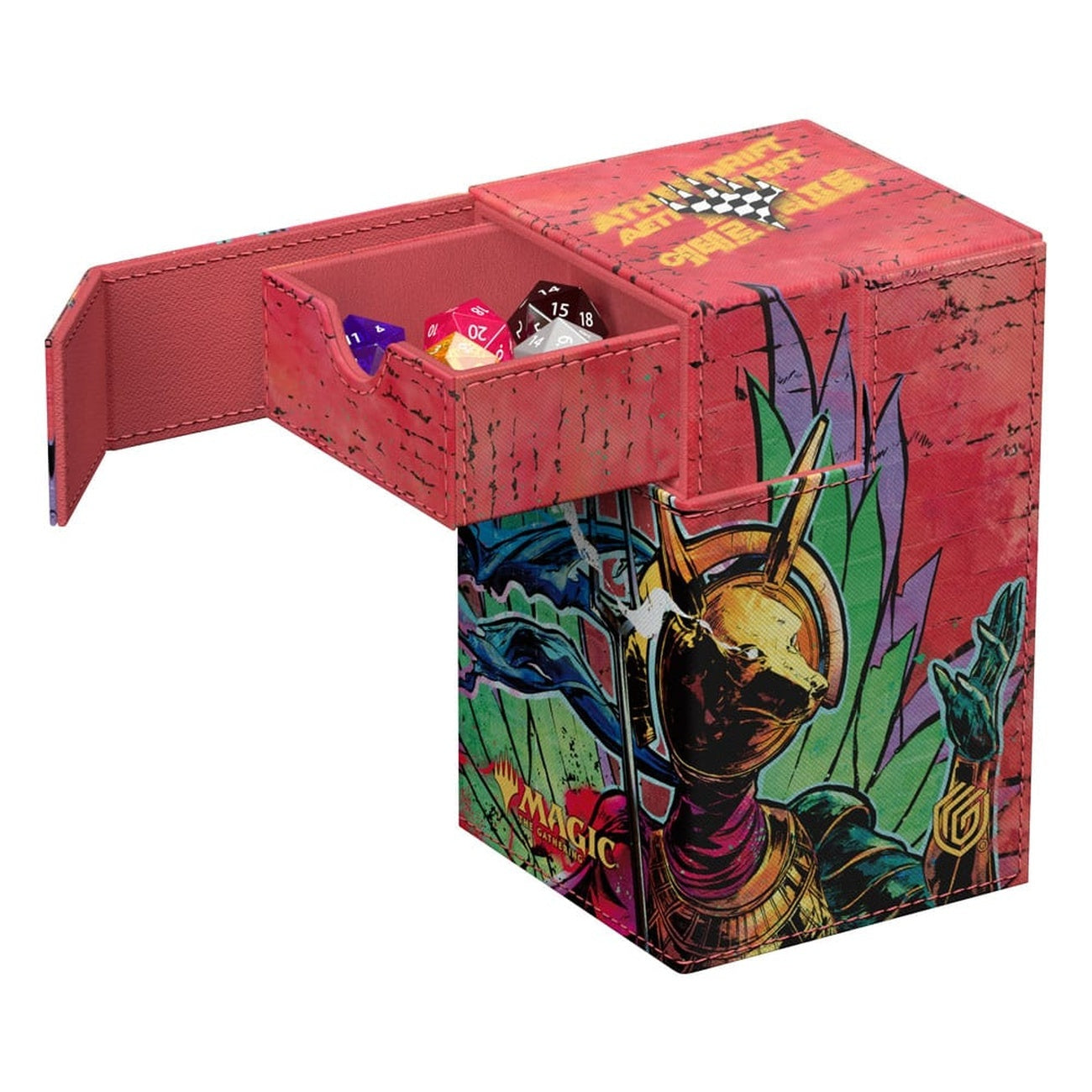 Imagen del producto Ultimate Guard Flip'n'Tray 100+ Xenoskin Magic: The Gathering "Deriva de éter" - Hazoret, Buscadora de dioses