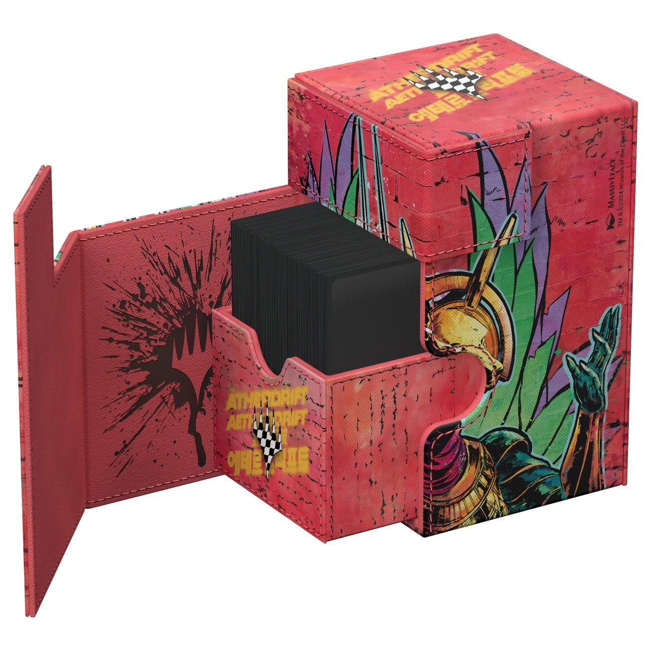 Imagen del producto Ultimate Guard Flip'n'Tray 100+ Xenoskin Magic: The Gathering "Deriva de éter" - Hazoret, Buscadora de dioses
