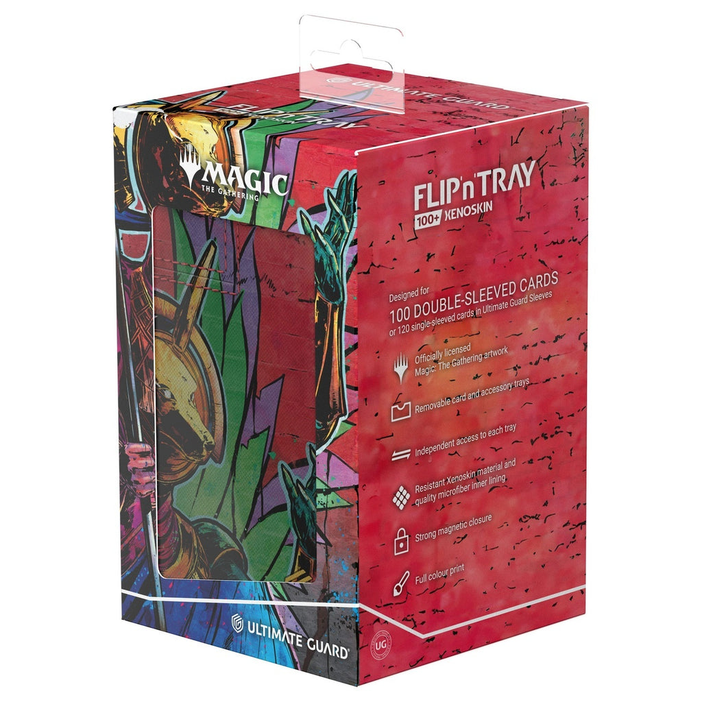 Imagen del producto Ultimate Guard Flip'n'Tray 100+ Xenoskin Magic: The Gathering "Deriva de éter" - Hazoret, Buscadora de dioses
