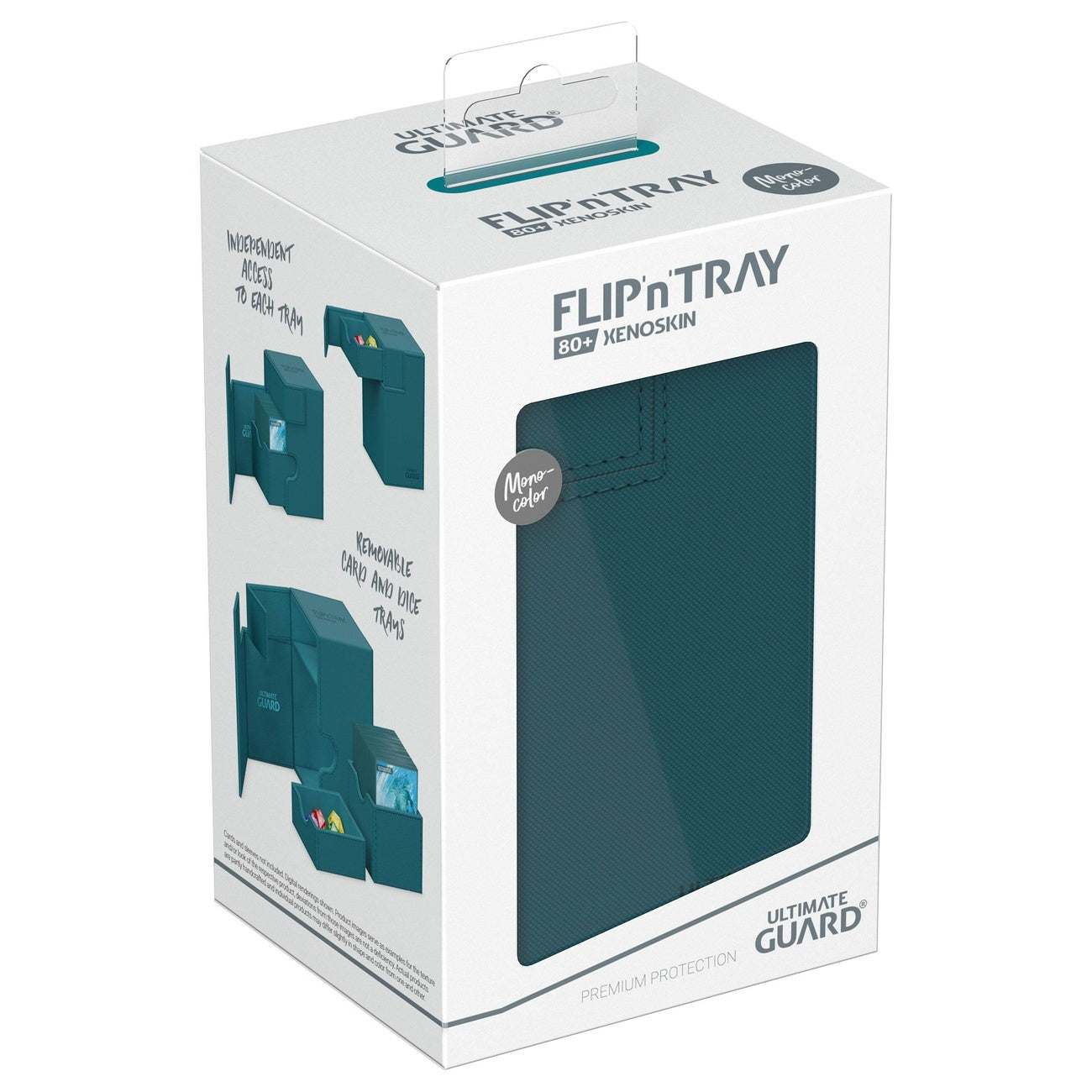 Product image Ultimate Guard Flip'n'Tray 80+ Xenoskin - Petrol