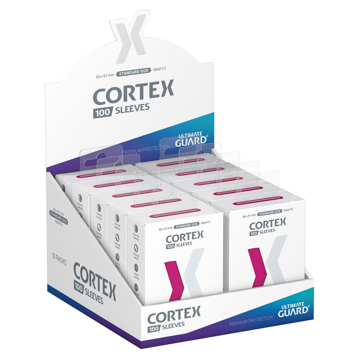 Imagen del producto Ultimate Guard Cortex Fundas Tamaño Estándar (100) - Rosa
