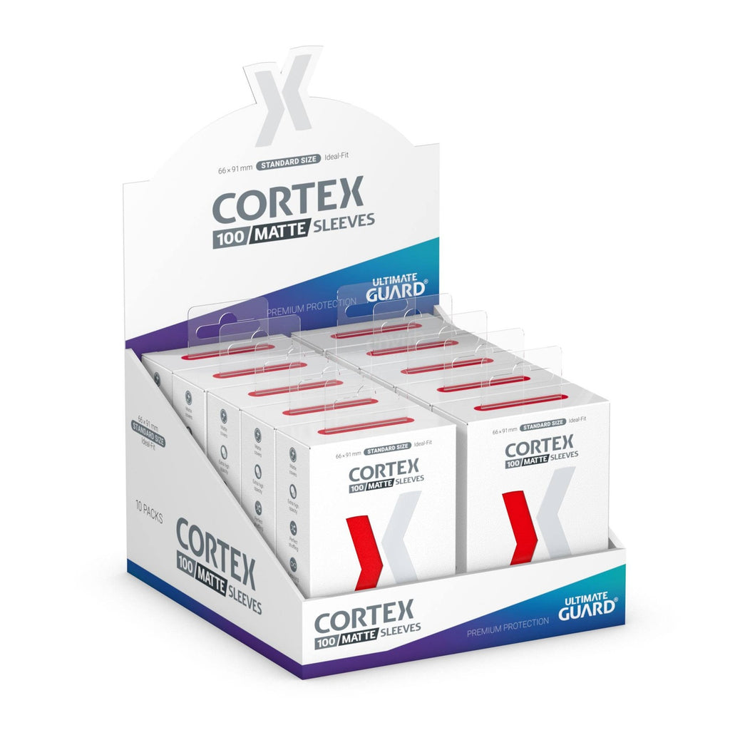 Imagen del producto Fundas Ultimate Guard Cortex Mate Tamaño Estándar (100) - Rojo