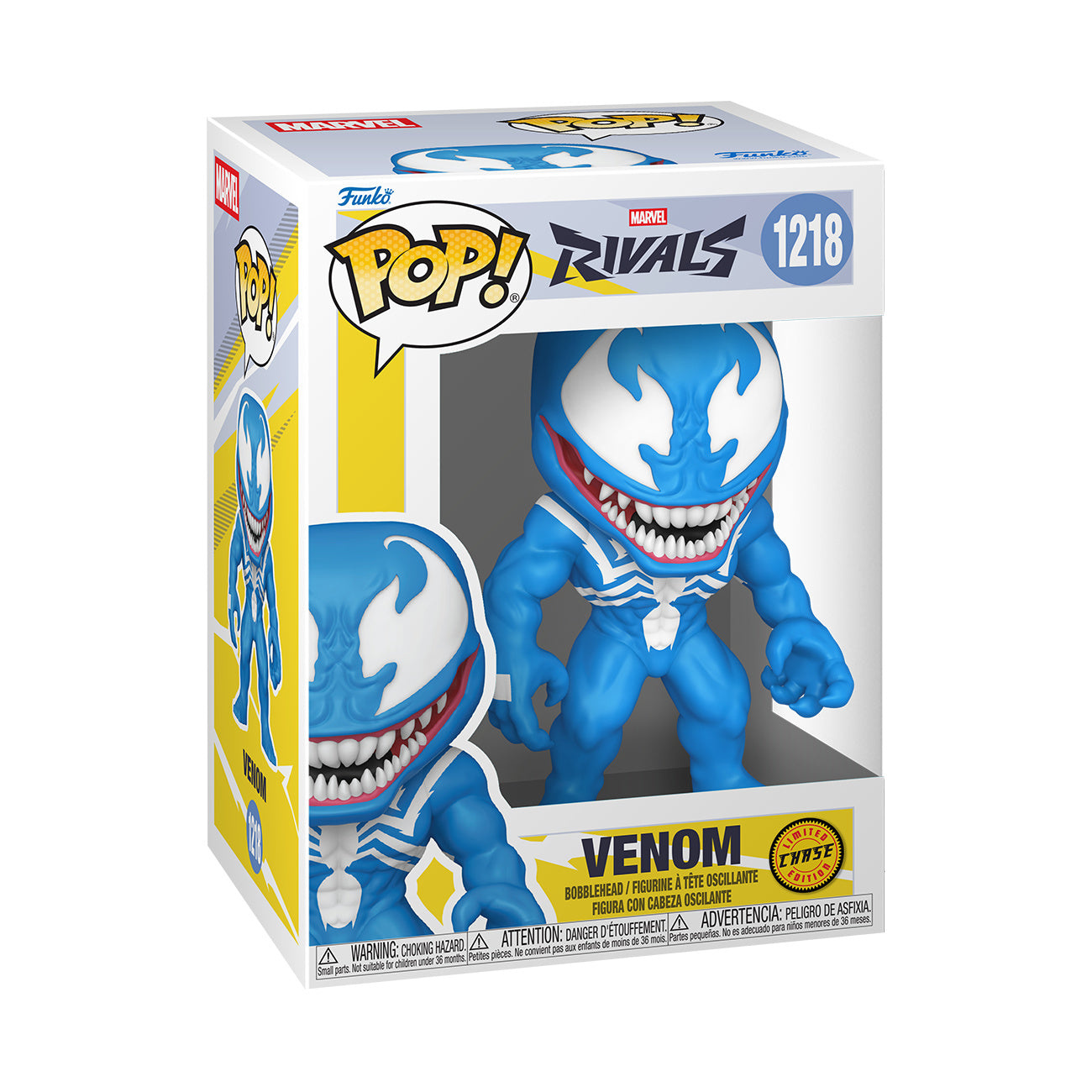 Imagen del producto Marvel Rivals - Figura Funko Pop Venom con cabeza oscilante