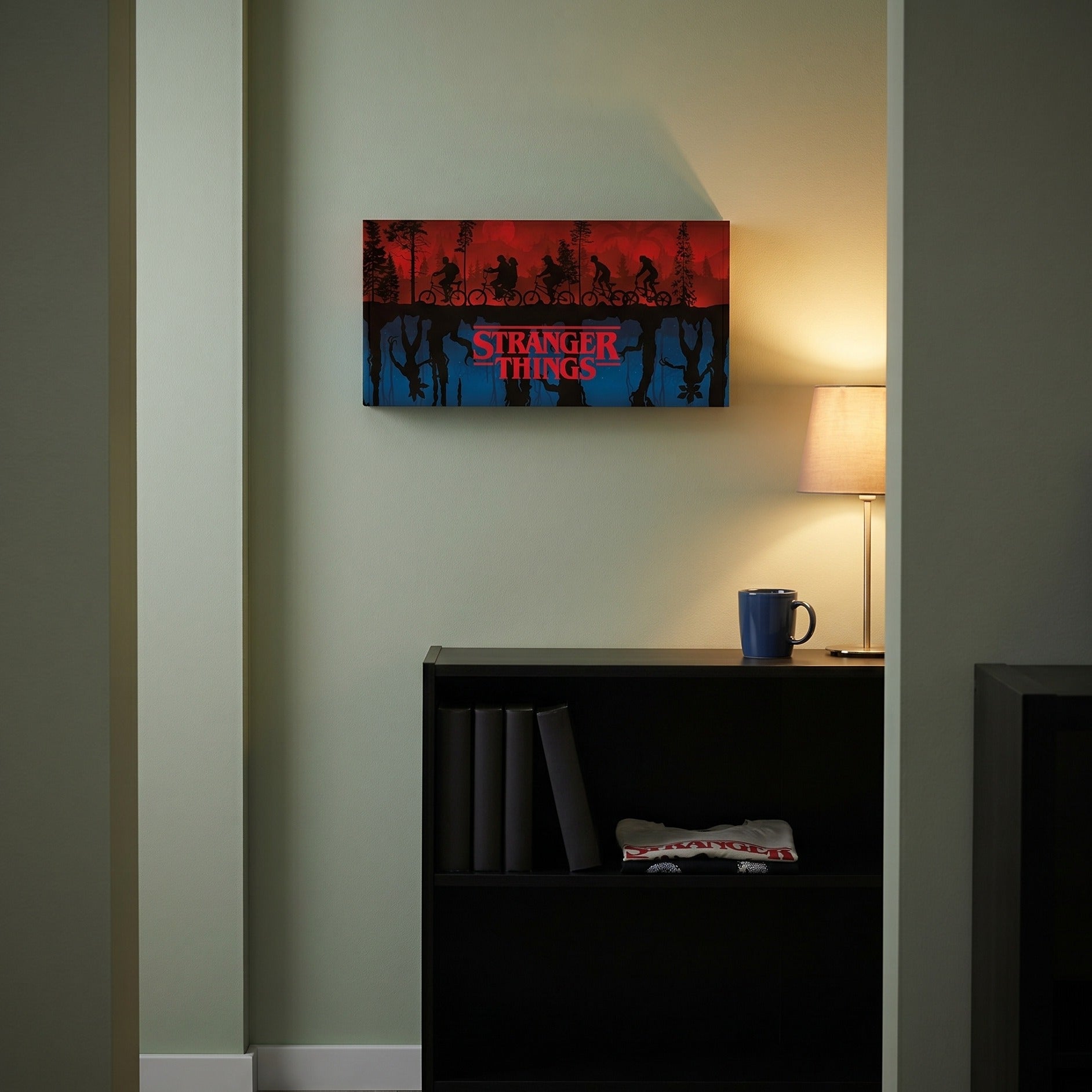 Imagen del producto Stranger Things - Two Worlds cuadro de pared con luz