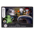 Imagen del producto Pesadilla antes de Navidad Fisher-Price Little People Collector mini figuras pack de 4 7 cm