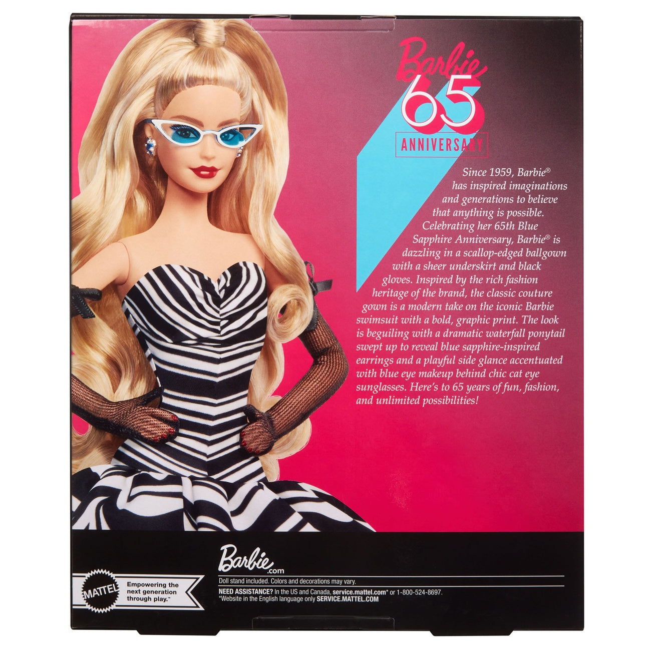 Imagen del producto Muñeca Barbie Signature 65th Anniversary rubia