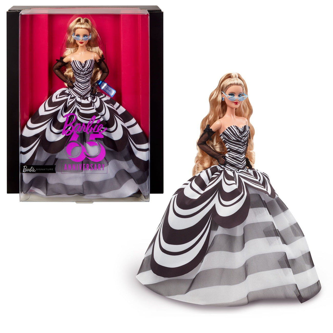 Imagen del producto Muñeca Barbie Signature 65th Anniversary rubia