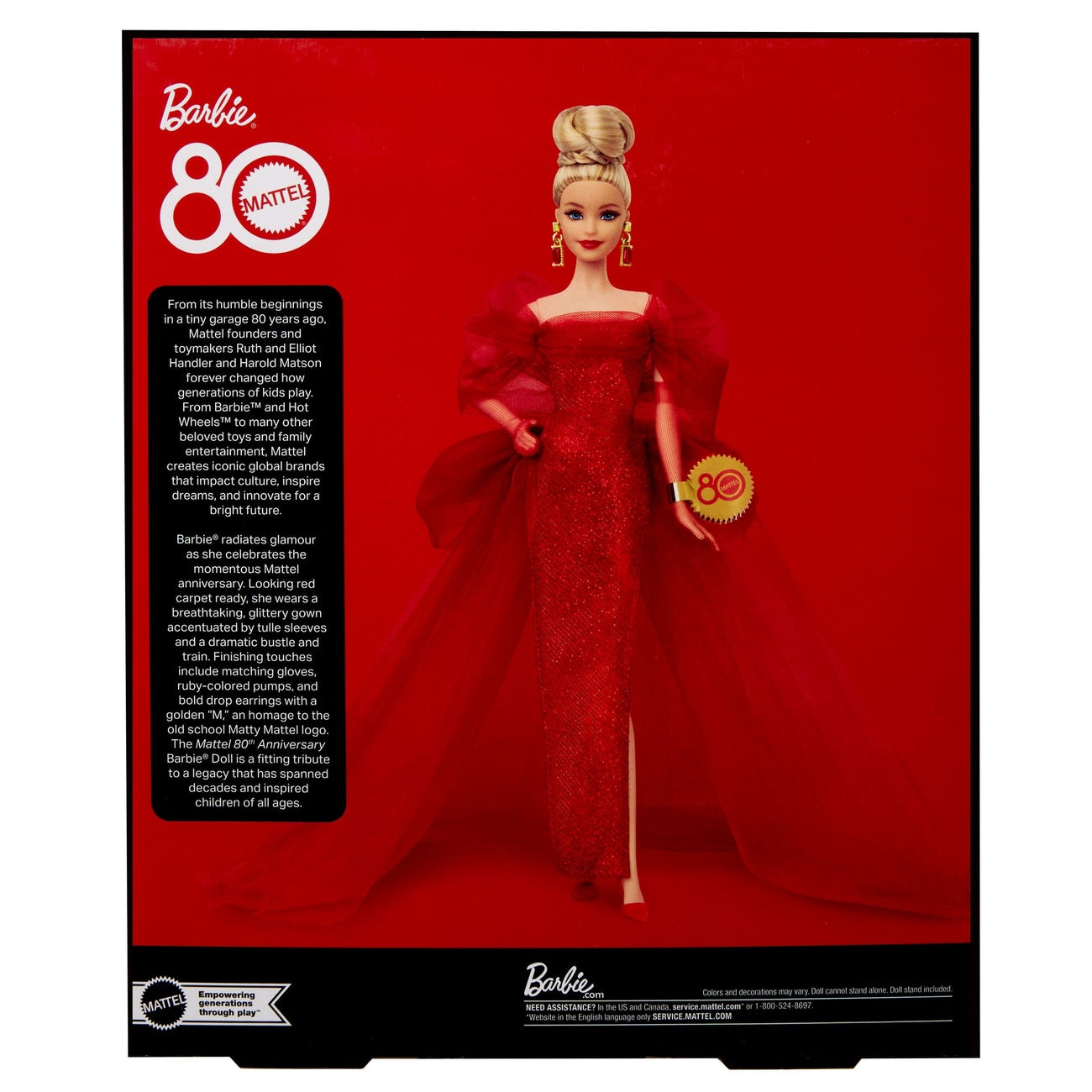 Imagen del producto Muñeca Barbie Signature 80th Anniversary Rubia