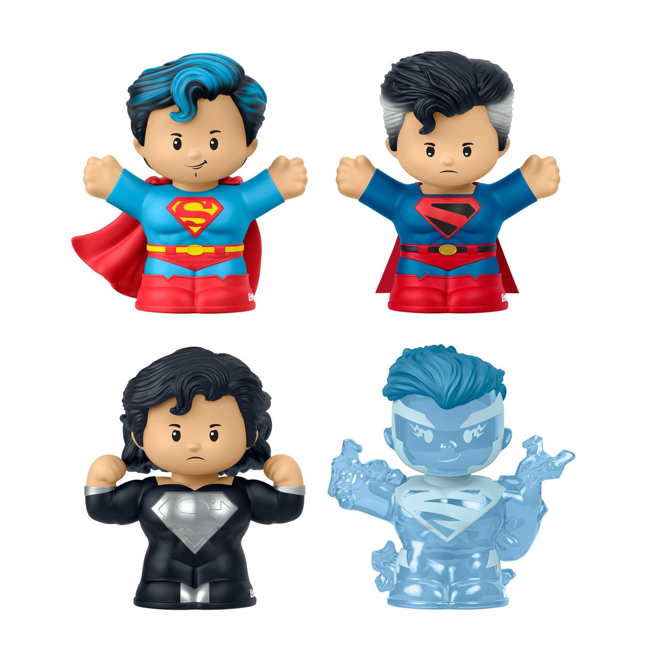 Imagen del producto DC Comics Little People Collector minifiguras pack de 4 Superman: Through the Ages 7 cm