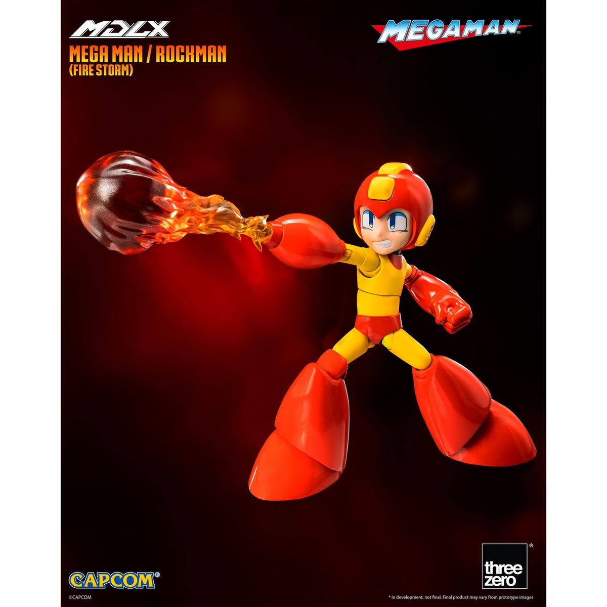 Imagen del producto Mega Man Figura de acción MDLX Mega Man / Rockman (Fire Storm) 10 cm