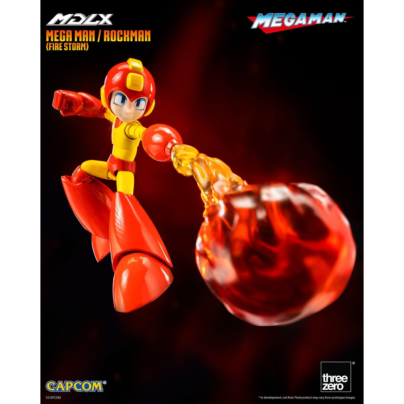 Imagen del producto Mega Man Figura de acción MDLX Mega Man / Rockman (Fire Storm) 10 cm