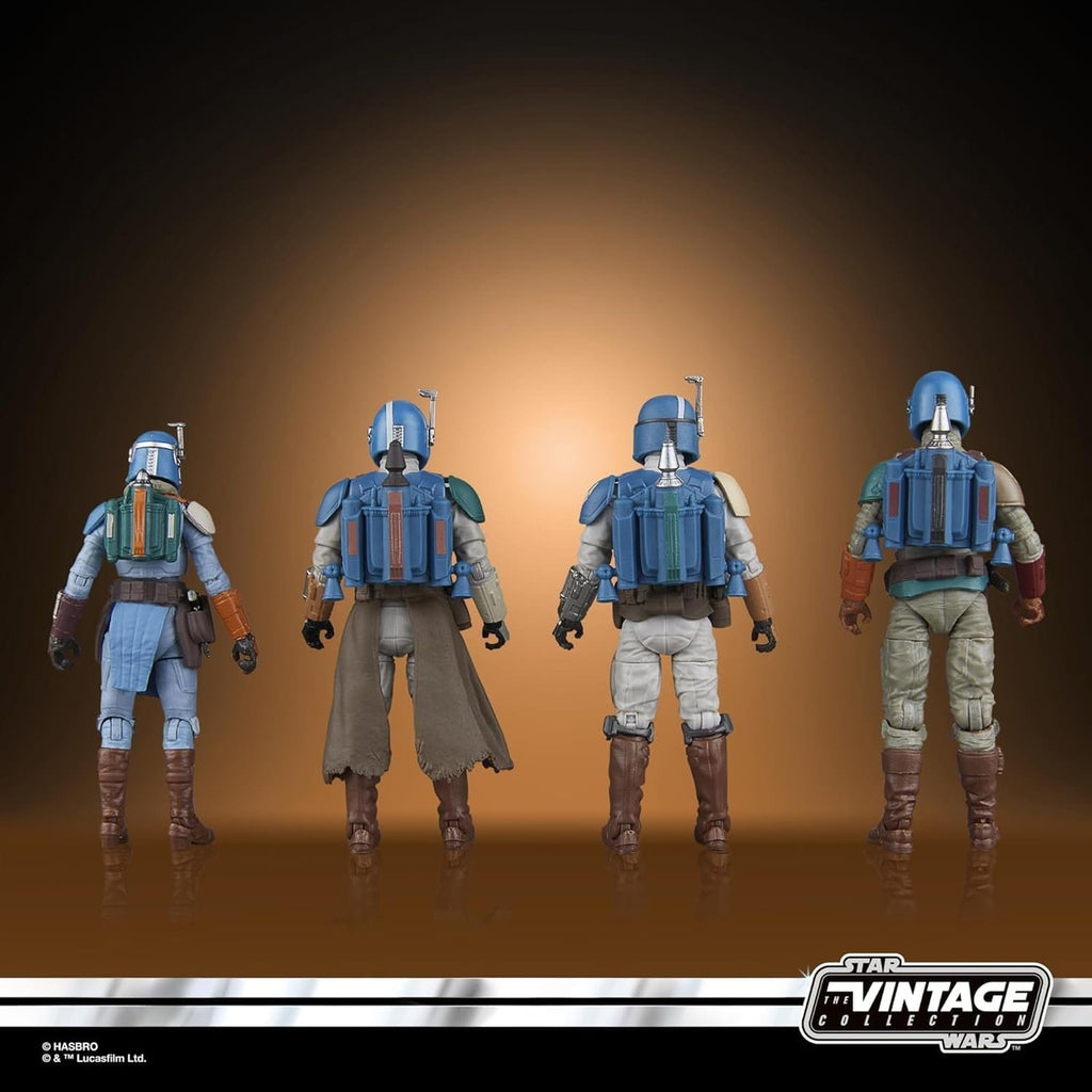 Imagen del producto Star Wars The Mandalorian Vintage Collection Pack de 4 figuras de acción Mandalorian Shriek-Hawk 10 cm