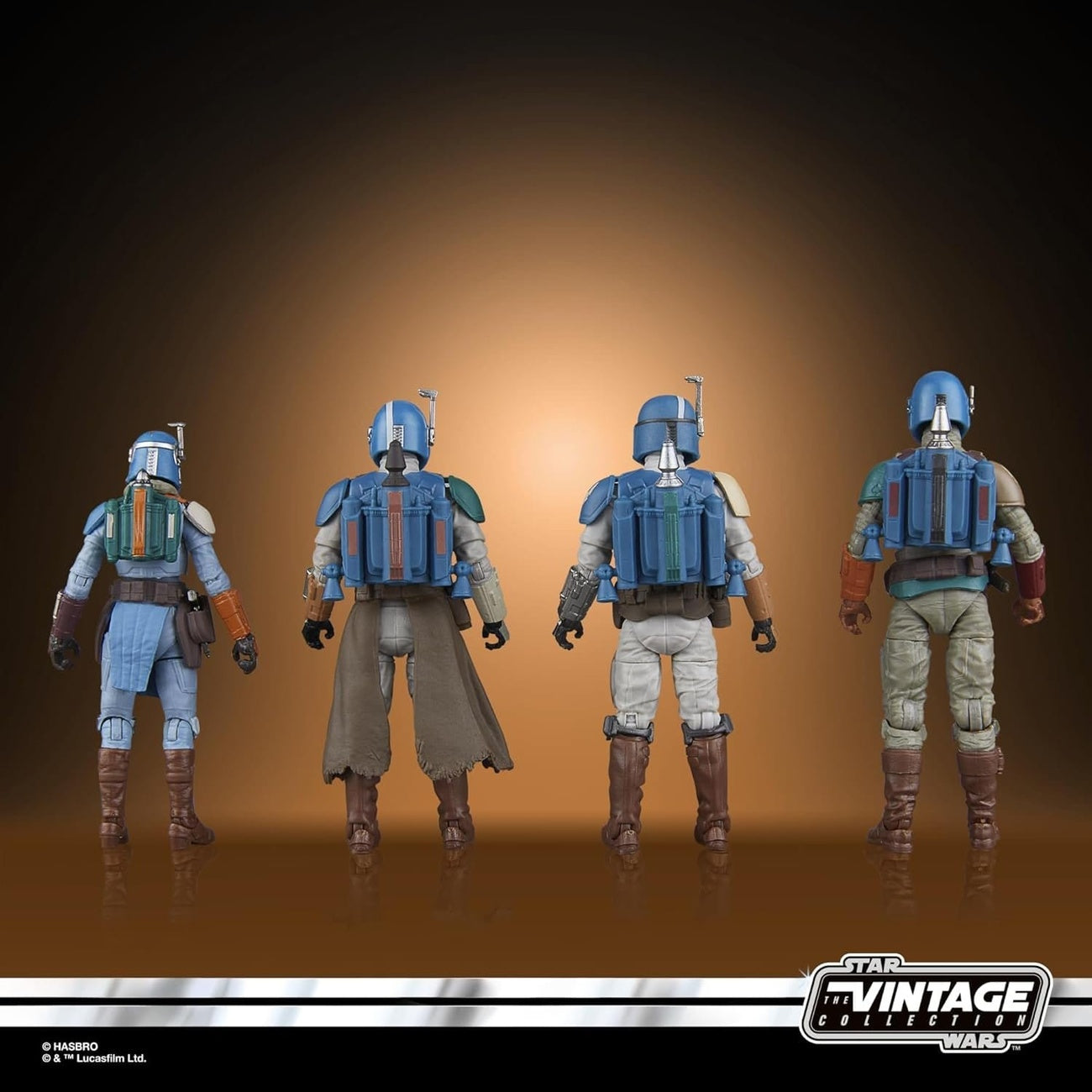 Imagen del producto Star Wars The Mandalorian Vintage Collection Pack de 4 figuras de acción Mandalorian Shriek-Hawk 10 cm